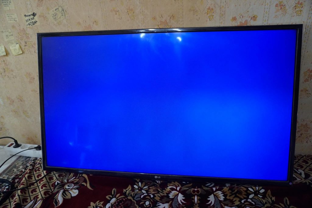 Ремонт подсветки телевизора LG 43UH603V (изображение стало сильно синить)