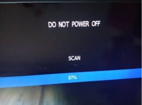 ПРОШИВКА TOSHIBA 40LV933RB НЕ ВКЛЮЧАЕТСЯ. НА ЭКРАНЕ НАДПИСЬ: "DO NOT POWER OFF SCAN."